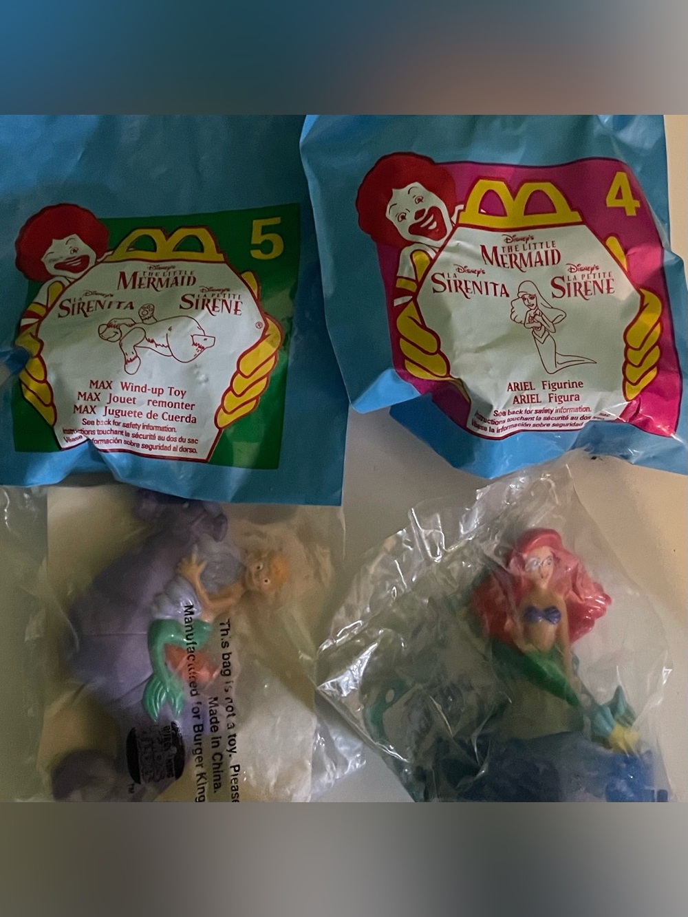 The little mermaid toy set
